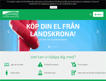 Tablet Screenshot of landskronaenergi.se